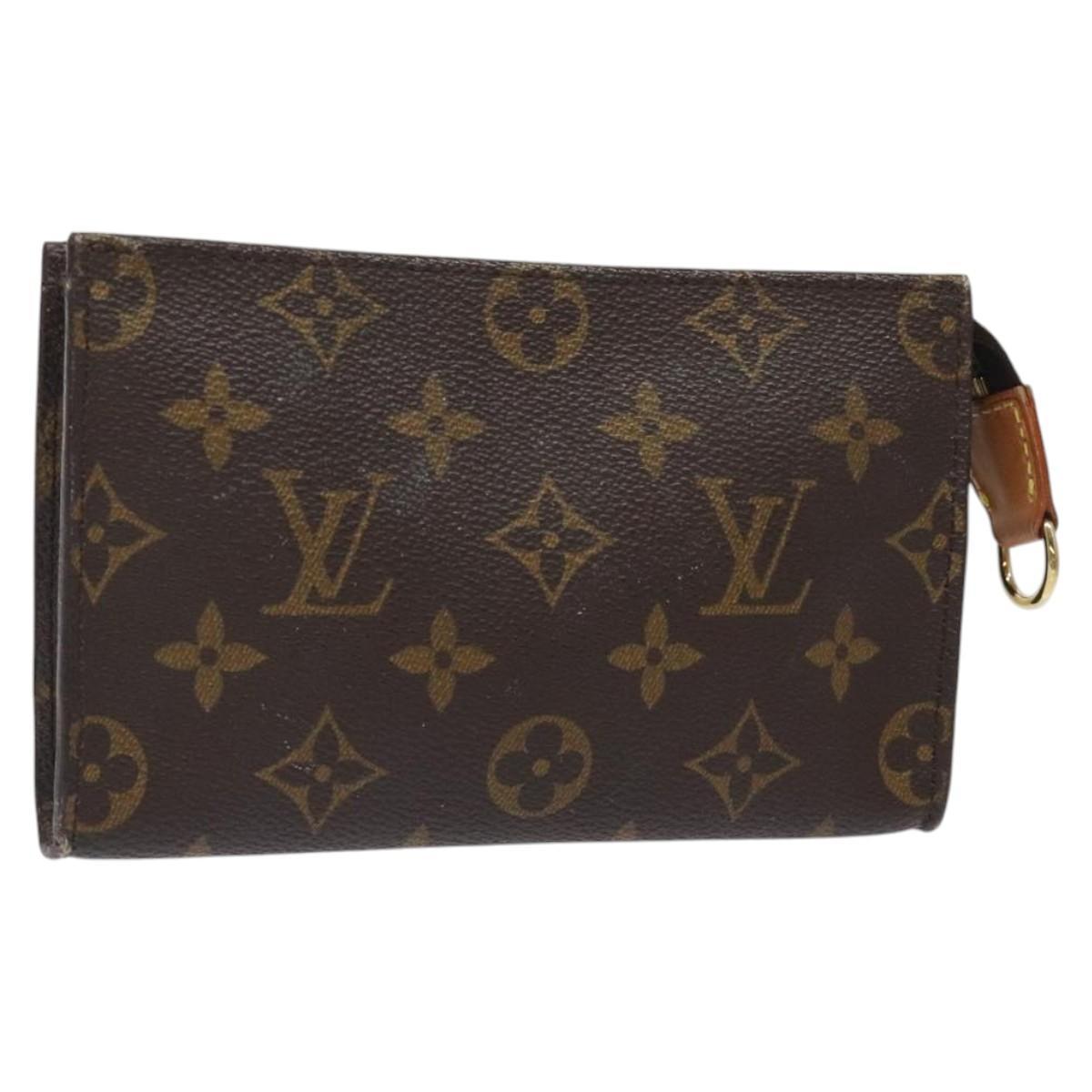 Louis Vuitton Monogram Bucket Pm Accessory Pouch Lv Auth Am8255